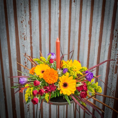 Fall Centerpiece - Round from Marion Flower Shop in Marion, OH